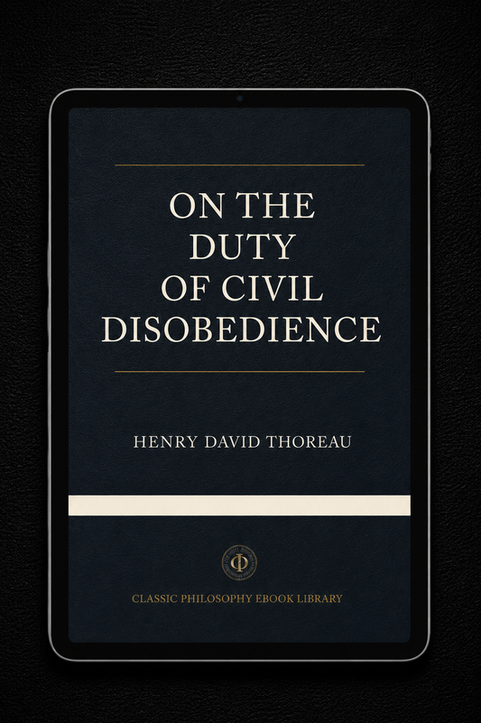 Henry David Thoreau - On The Duty Of Civil Disobedience